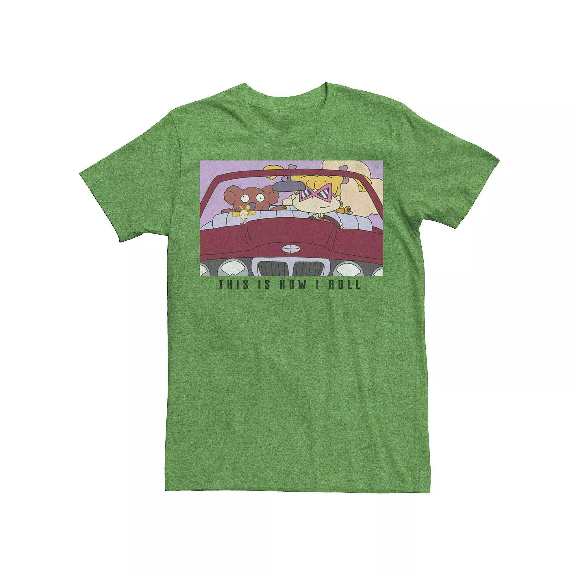 Men's Rugrats Angelica This Is How I Roll Tee, Boy's, Size: Small, Royal Grey Product Image