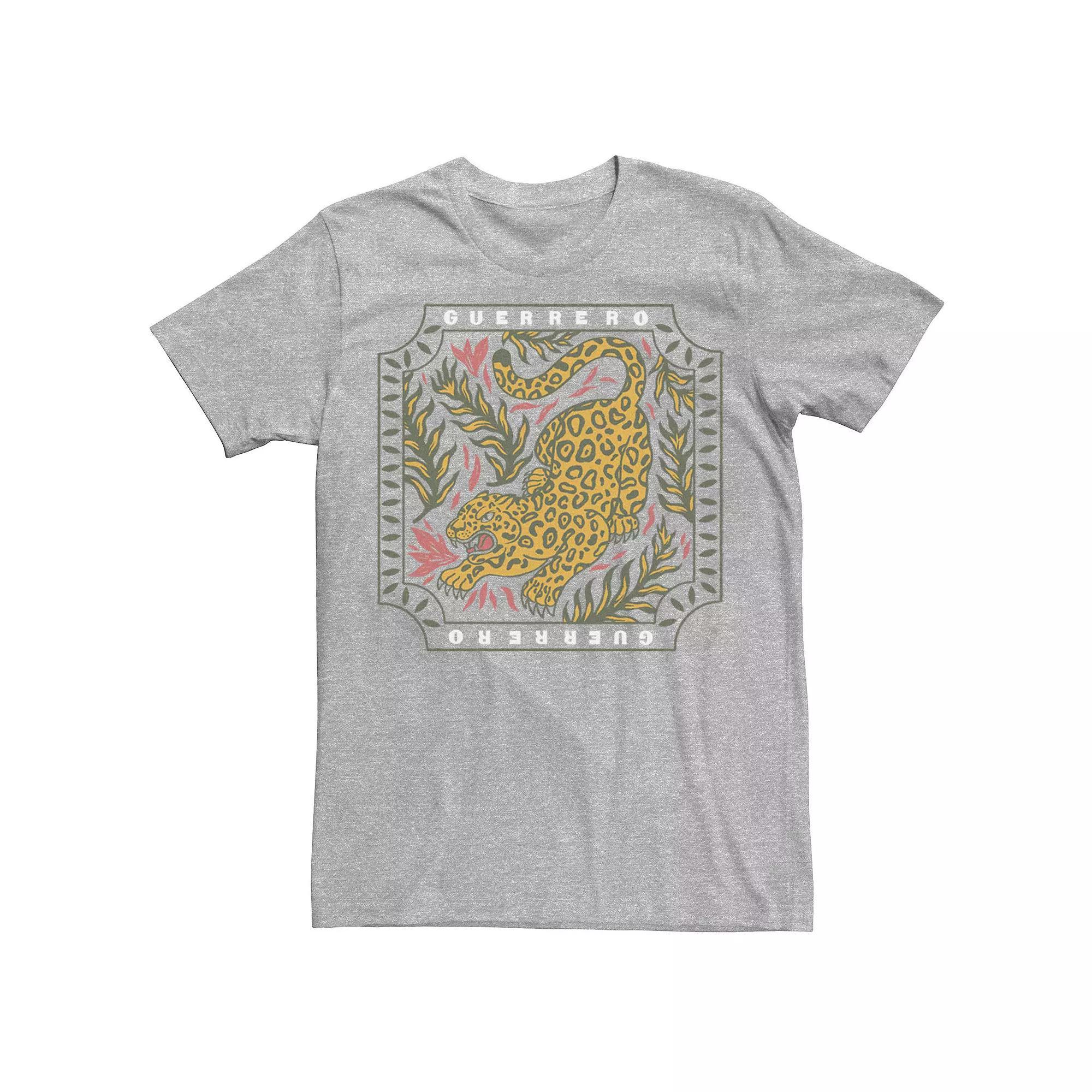 Men's Gonzales Hispanic Heritage Framed Jaguar Tee, Size: XL, Athletic Grey Product Image