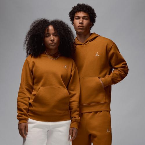 Jordan Mens Jordan Brooklyn Fleece Pullover - Mens White/Brown Product Image