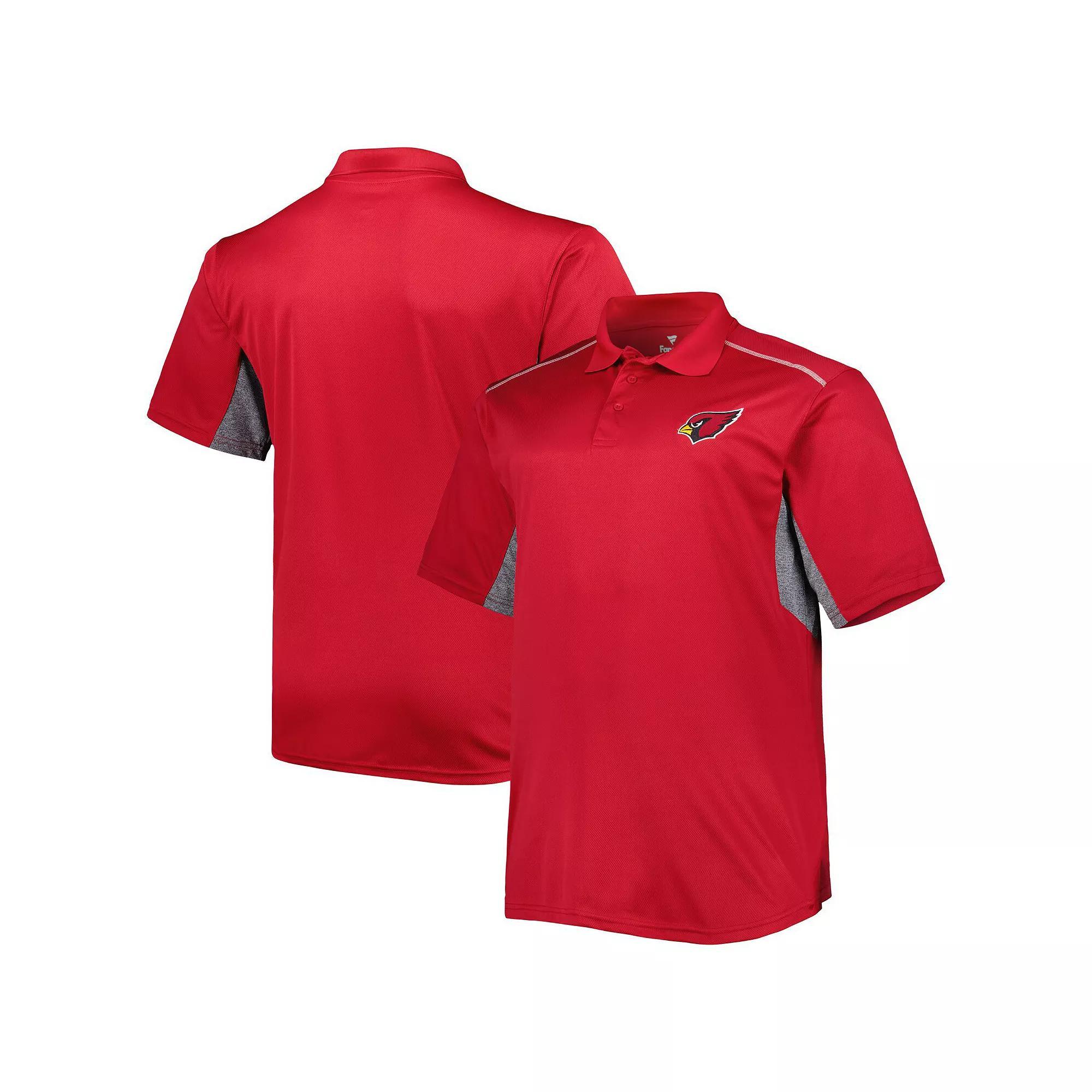 Men's Cardinal Arizona Cardinals Big & Tall Team Color Polo, Size: XLT, Red Product Image