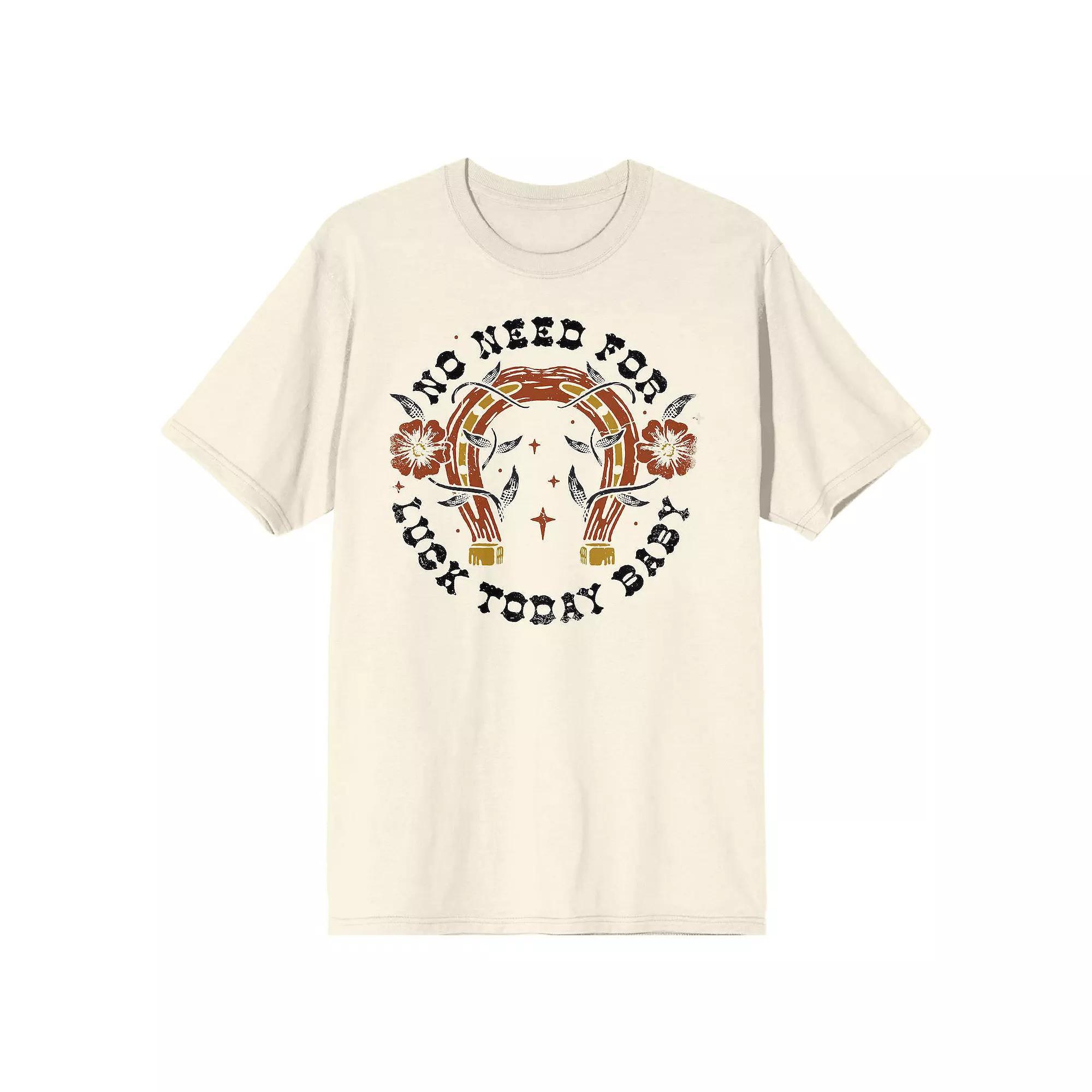 Men's No Need For Luck Today Baby Graphic Tee, Size: XXL, Black Product Image