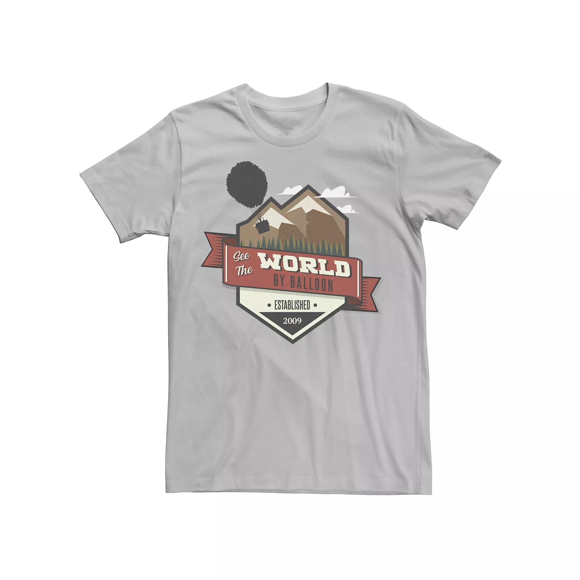 Disney / Pixars Up Mens See The World By Balloon Tee Product Image