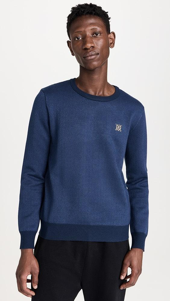 Quiet Golf Crest Herringbone Sweater | Shopbop Product Image