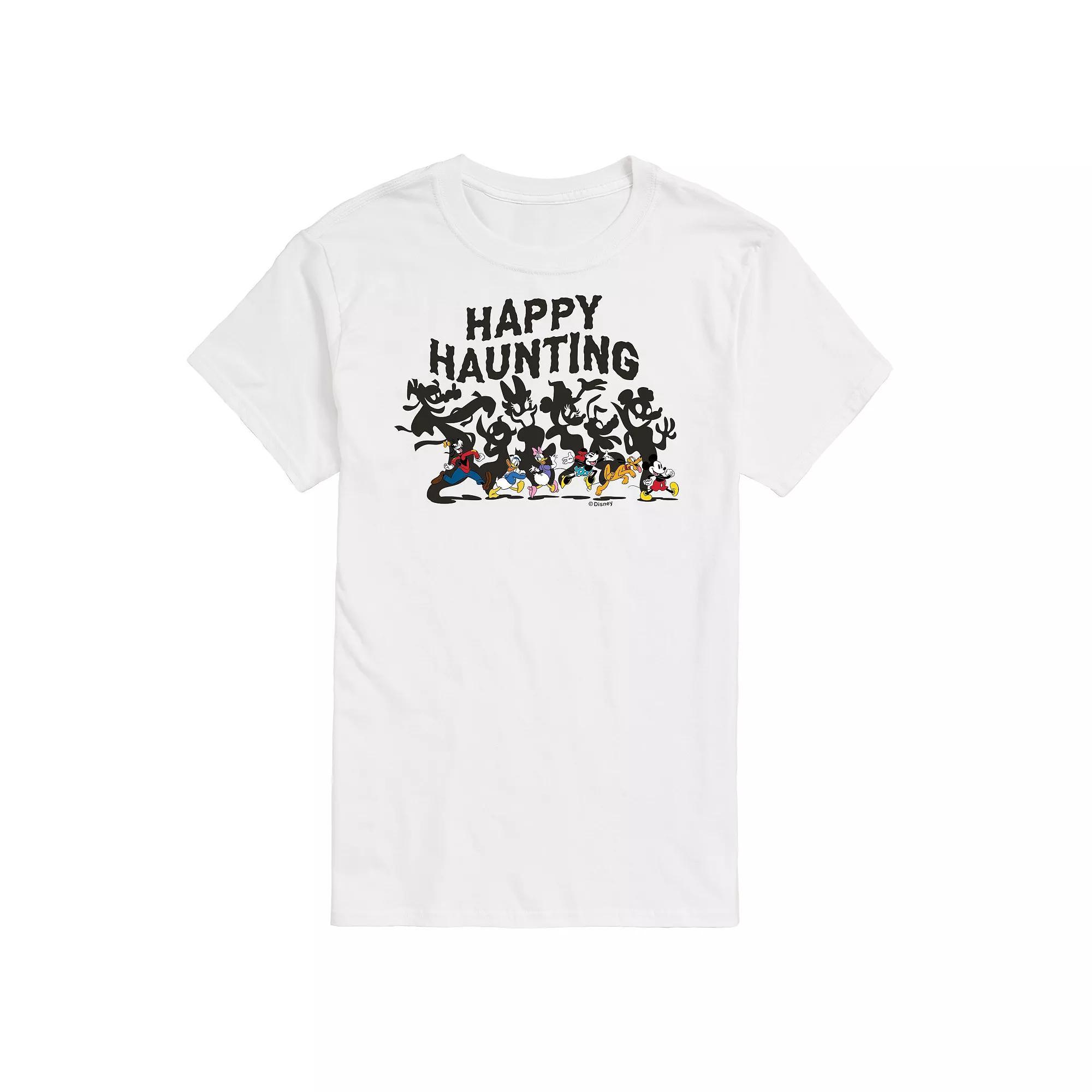 Disney's Mickey Mouse & Friends Men's Happy Haunting Graphic Tee, Size: Small, Gray Product Image