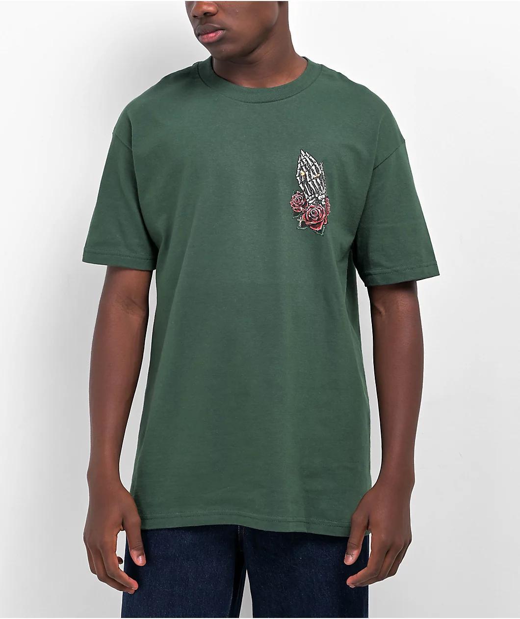 DGK Pray Forest Green T-Shirt Product Image