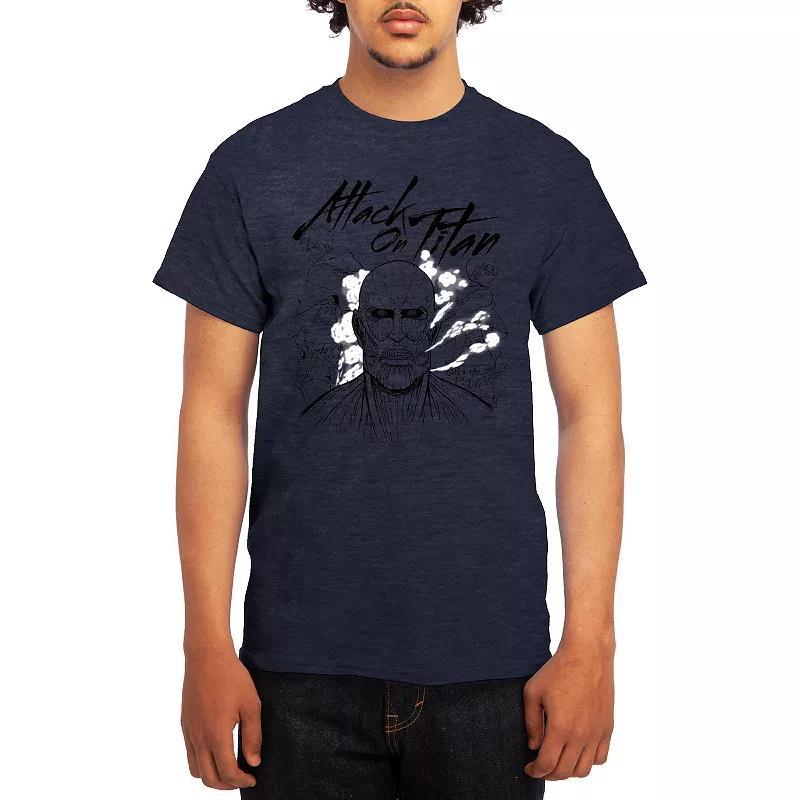 Men's Attack on Titan Sketch Design Group Tee, Boy's, Size: XXL, Lt Blue Product Image