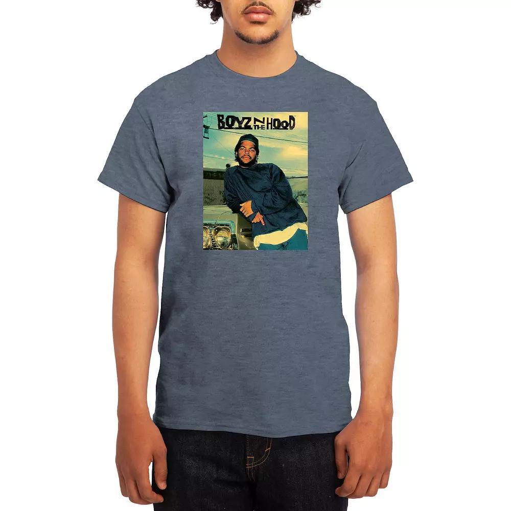 Men's Boyz N' The Hood Doughboy & Car Tinted Graphic Tee, Size: Medium, Ath Grey Product Image