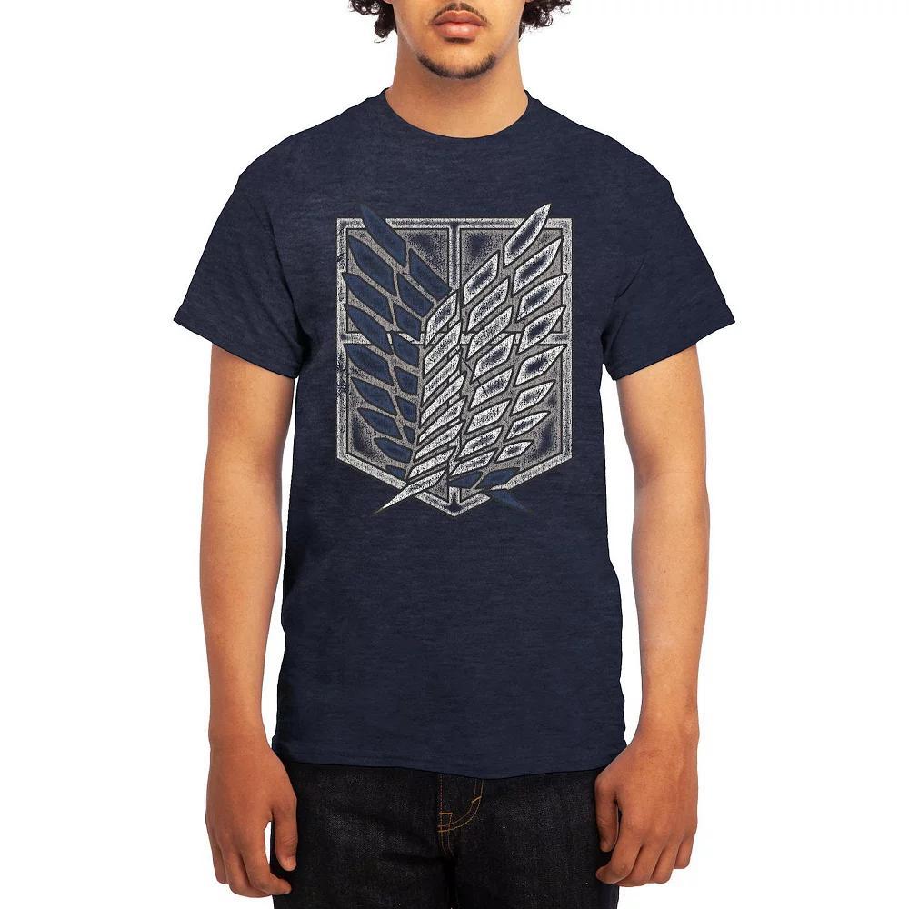 Men's Attack on Titan Eren & Mikasa Tee, Boy's, Size: Small, Green Product Image