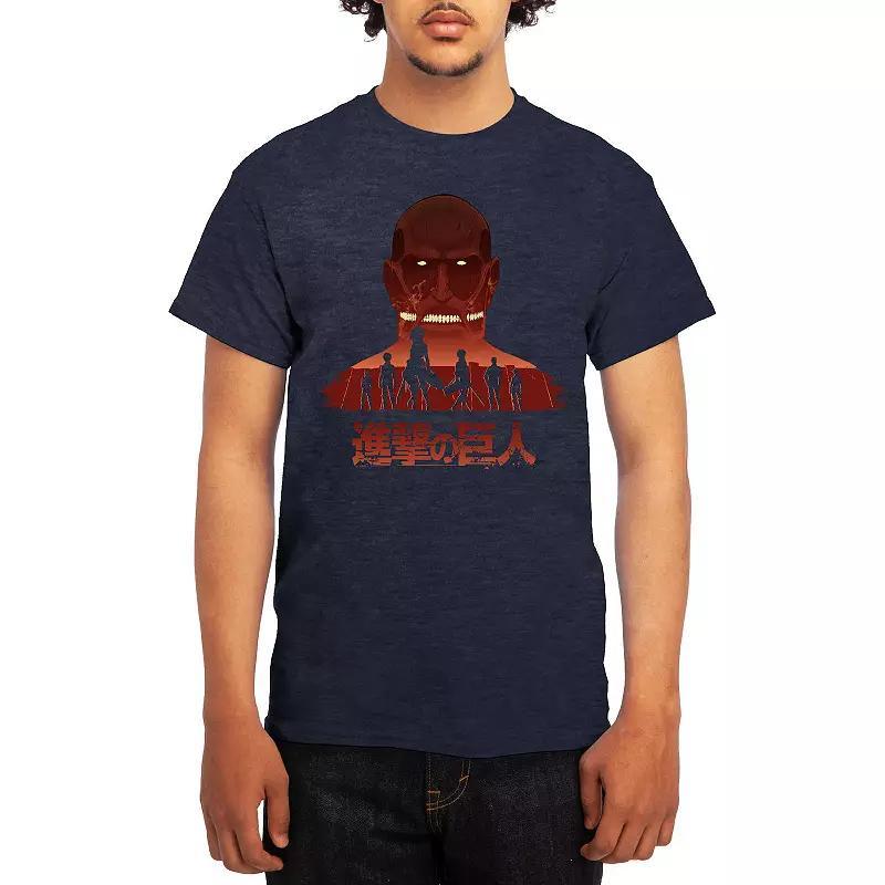 Men's Attack on Titan Eren & Mikasa Tee, Boy's, Size: Small, Green Product Image
