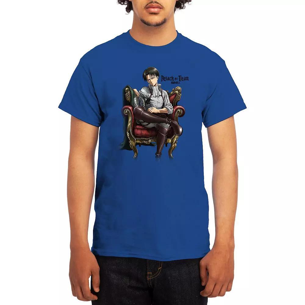 Men's Attack on Titan Eren & Mikasa Tee, Boy's, Size: Small, Green Product Image