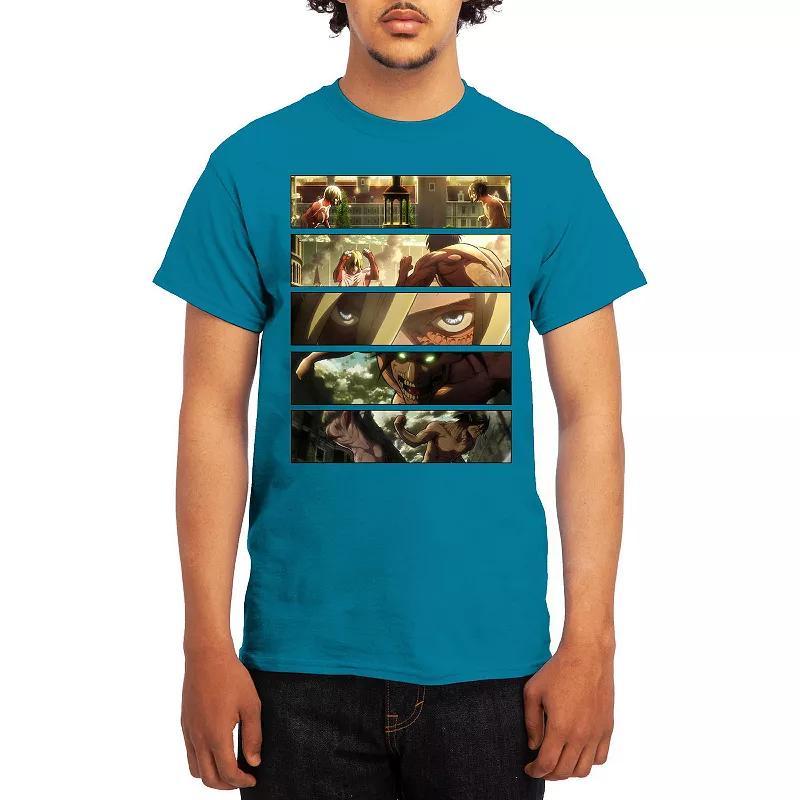 Mens Attack on Titan Battle Titans Full Color Graphic Tee Product Image
