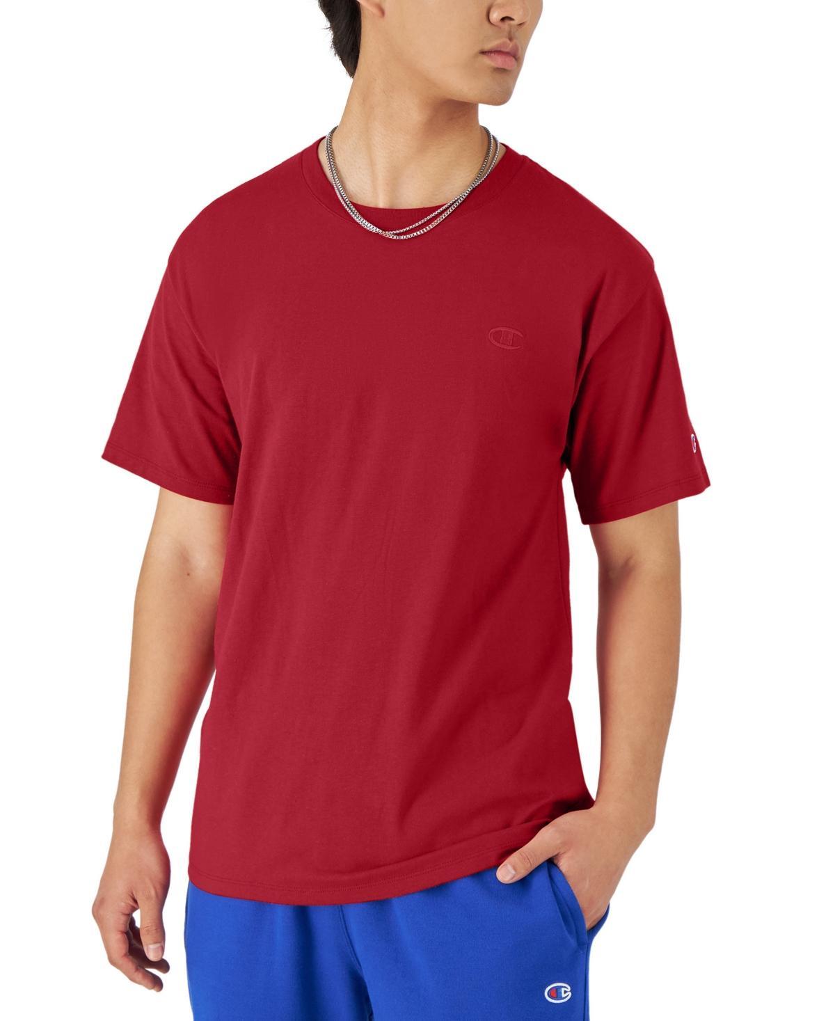 Mens Champion Classic Jersey Tee Granite Grey Product Image