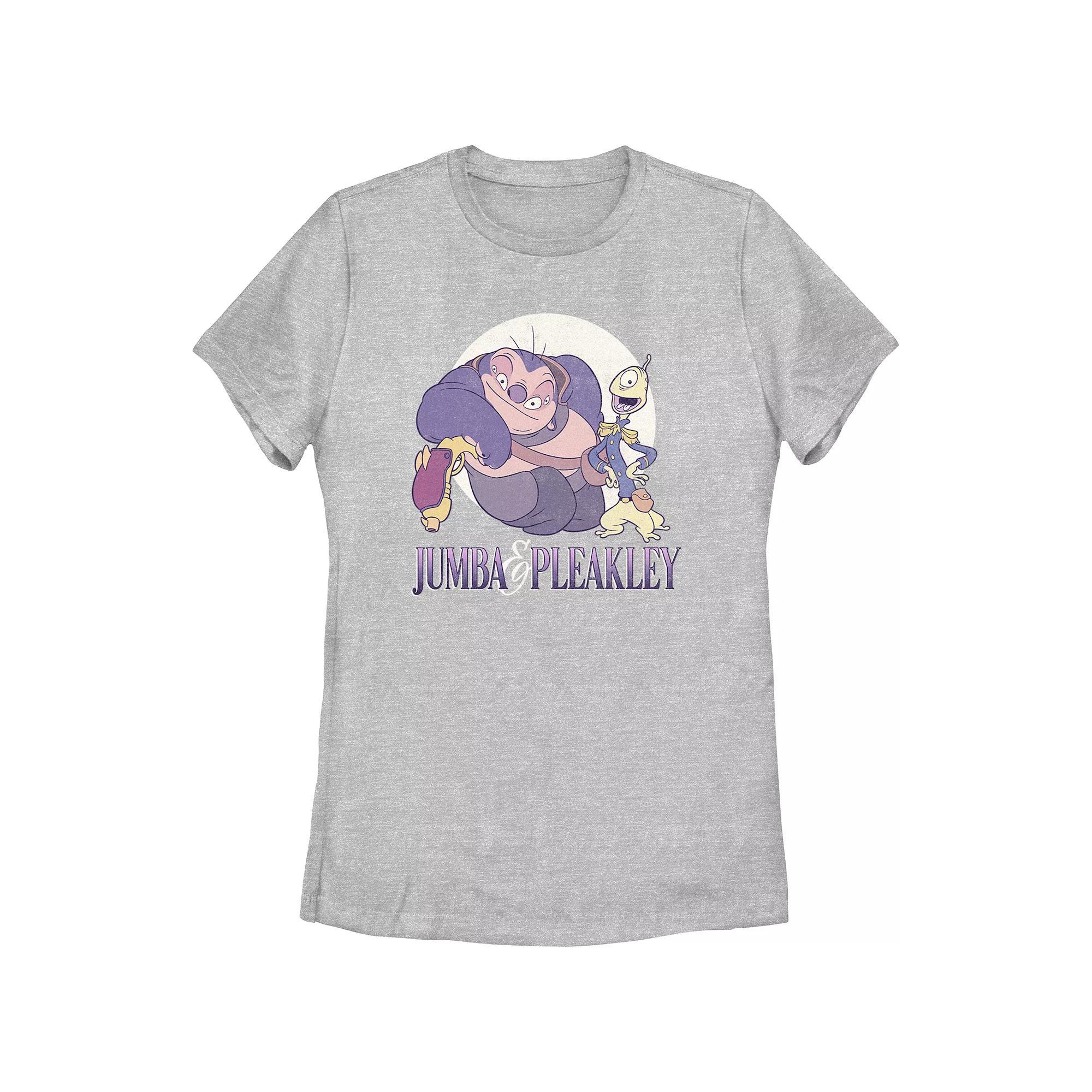 Disney's Lilo & Stitch Women's Jumba And Pleakley Tee, Girl's, Size: XXL, Athletic Grey Product Image