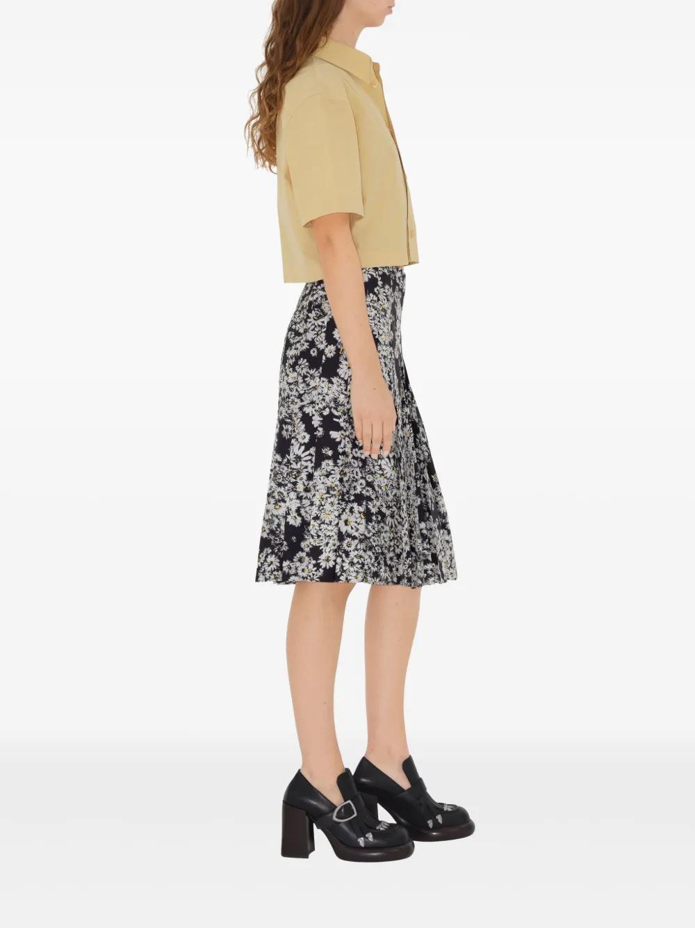 cropped cotton shirt  Product Image