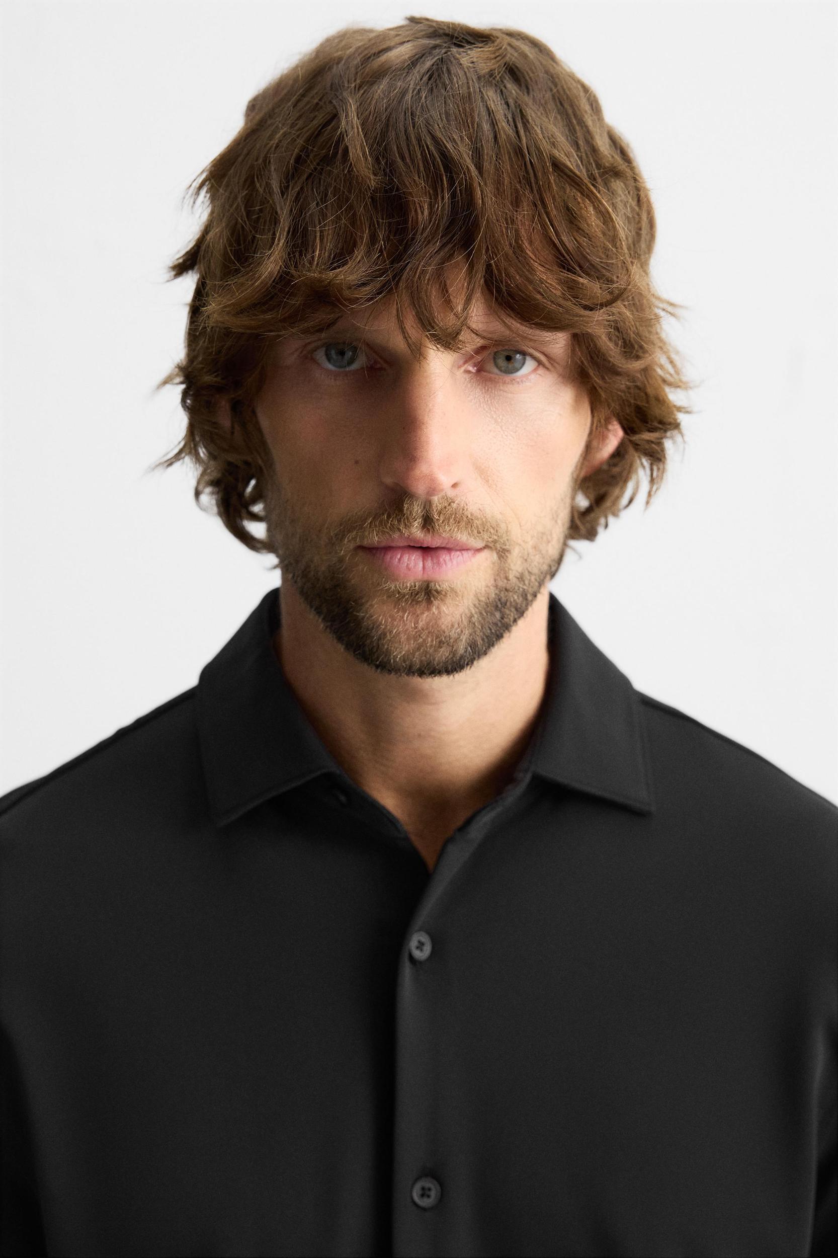 TEXTURED STRETCH SHIRT Product Image