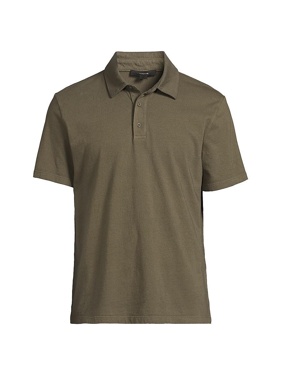 Mens Garment-Dyed Polo Shirt Product Image