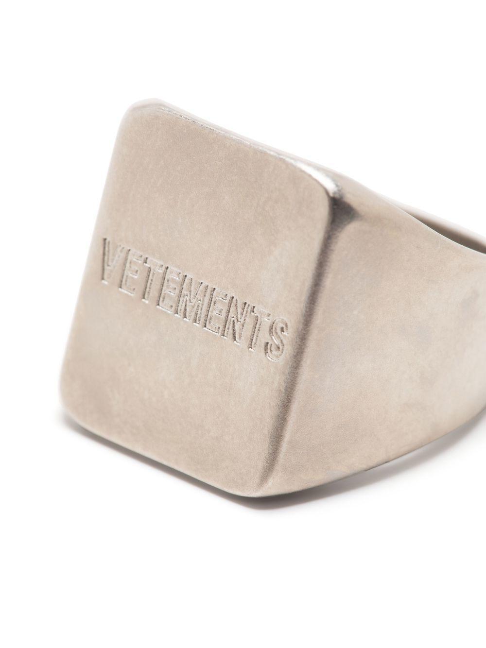 logo square signet ring Product Image