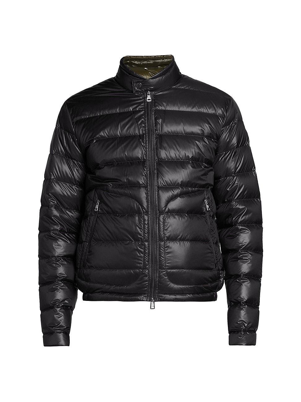 Mens Acorus Nylon Puffer Moto Jacket Product Image
