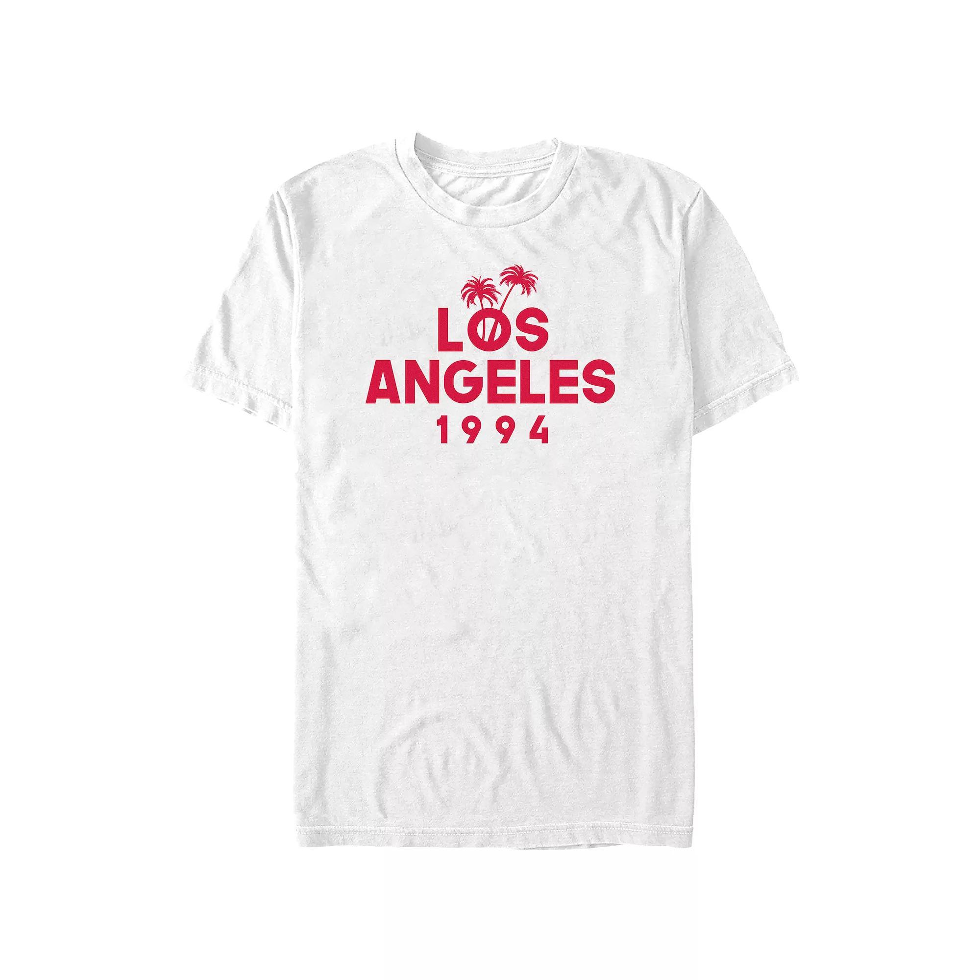 Big & Tall Los Angeles 1994 Graphic Tee, Men's, Size: 5XB, White Product Image