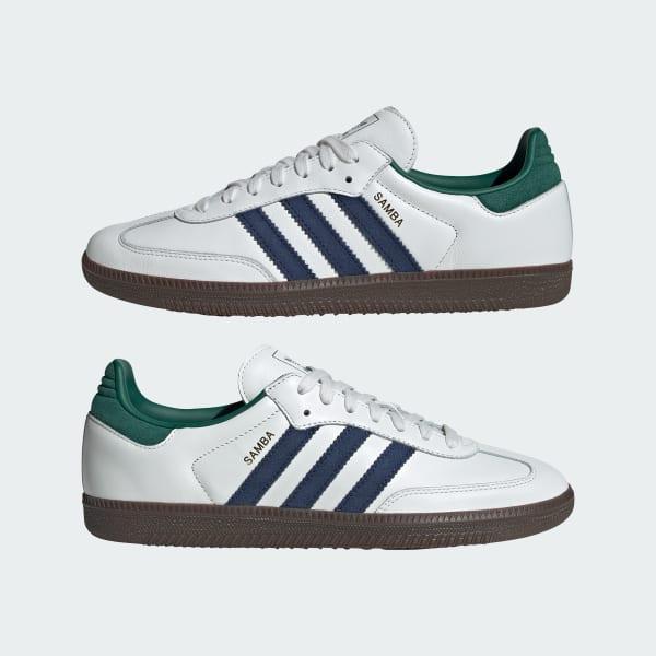 Mens adidas Samba OG Athletic Shoe - Core White / Team Victory Red / Night Indigo Product Image
