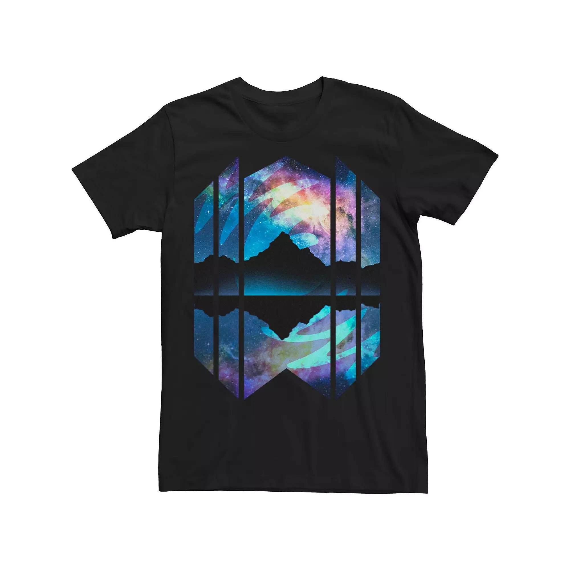 Big & Tall Night Mountain Galactic Tee, Mens Product Image