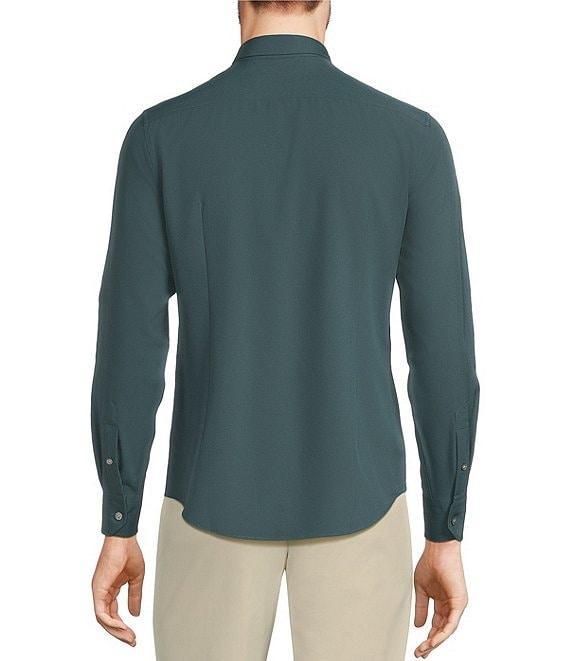 Murano Big & Tall Slim Fit Solid Performance Stretch Long Sleeve Woven Shirt Product Image