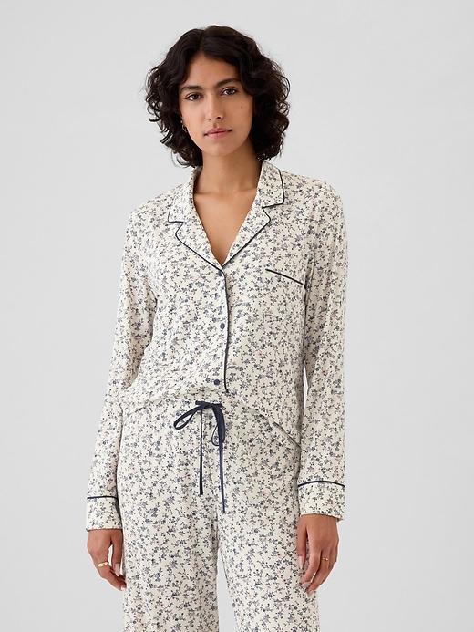 Modal Pajama Shirt Product Image