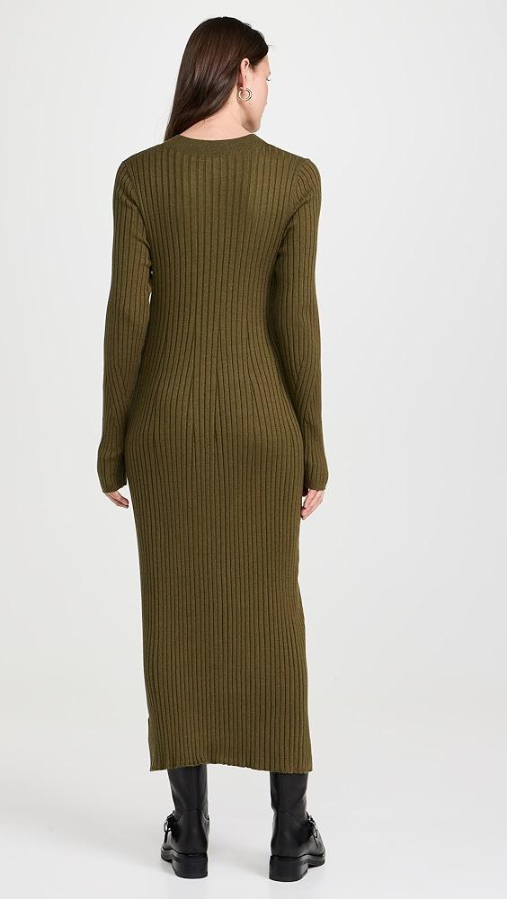 Varley Axel Rib Knit Midi Dress | Shopbop Product Image