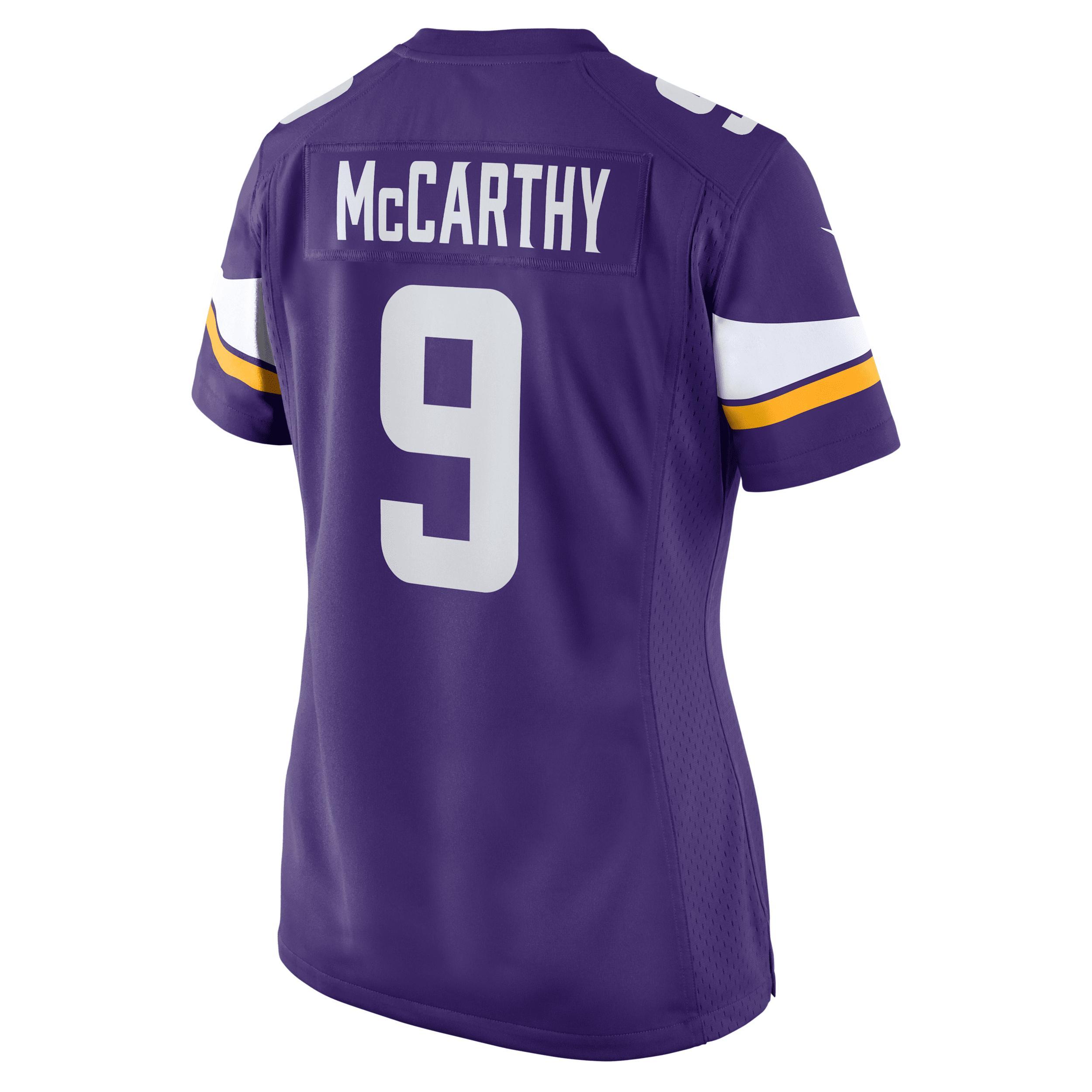 J.J. McCarthy Minnesota Vikings Women's Nike NFL Game Jersey Product Image