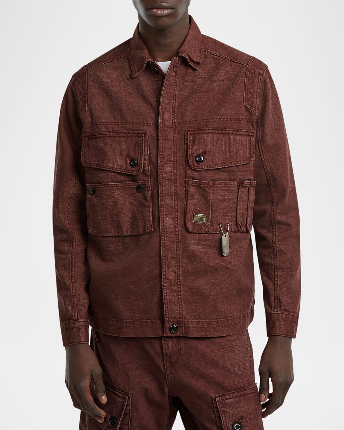 Mens Multi-Pocket Utility Overshirt Product Image