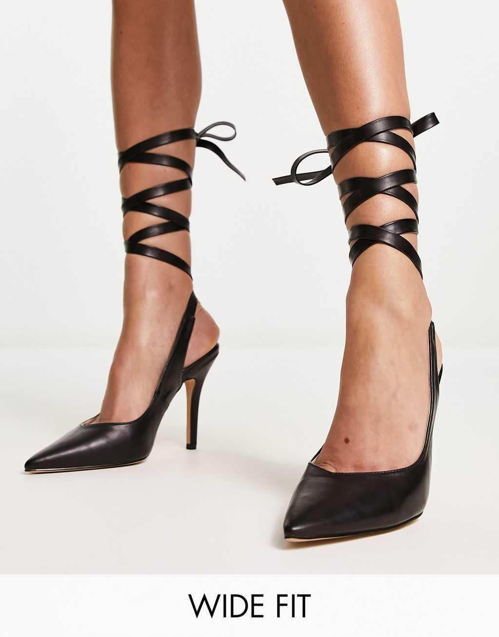 RAID Ishana heeled shoes with ankle tie Product Image