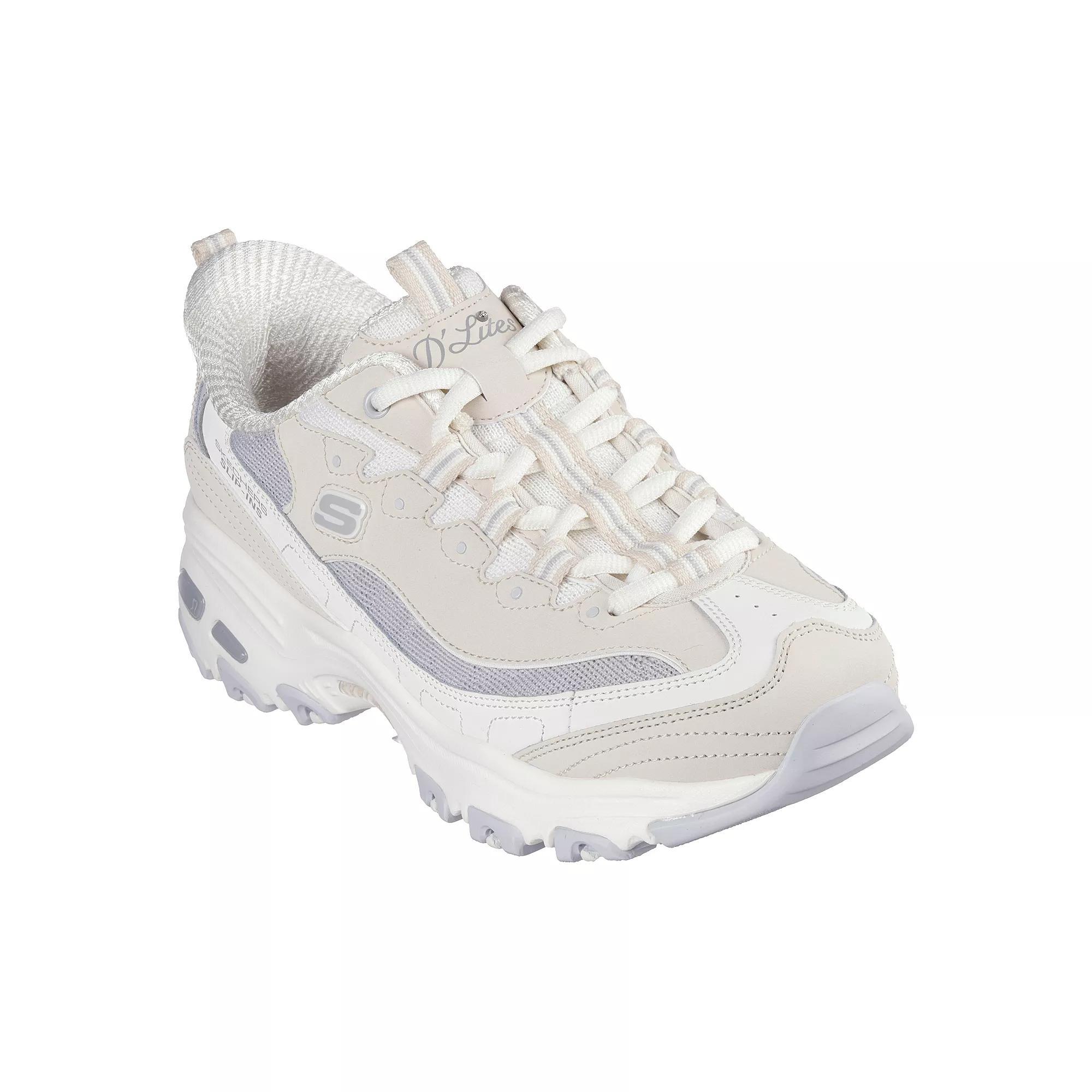Skechers Hands Free Slip-ins® D'Lites Women's Sneakers, Size: 5, Natural Gray Product Image