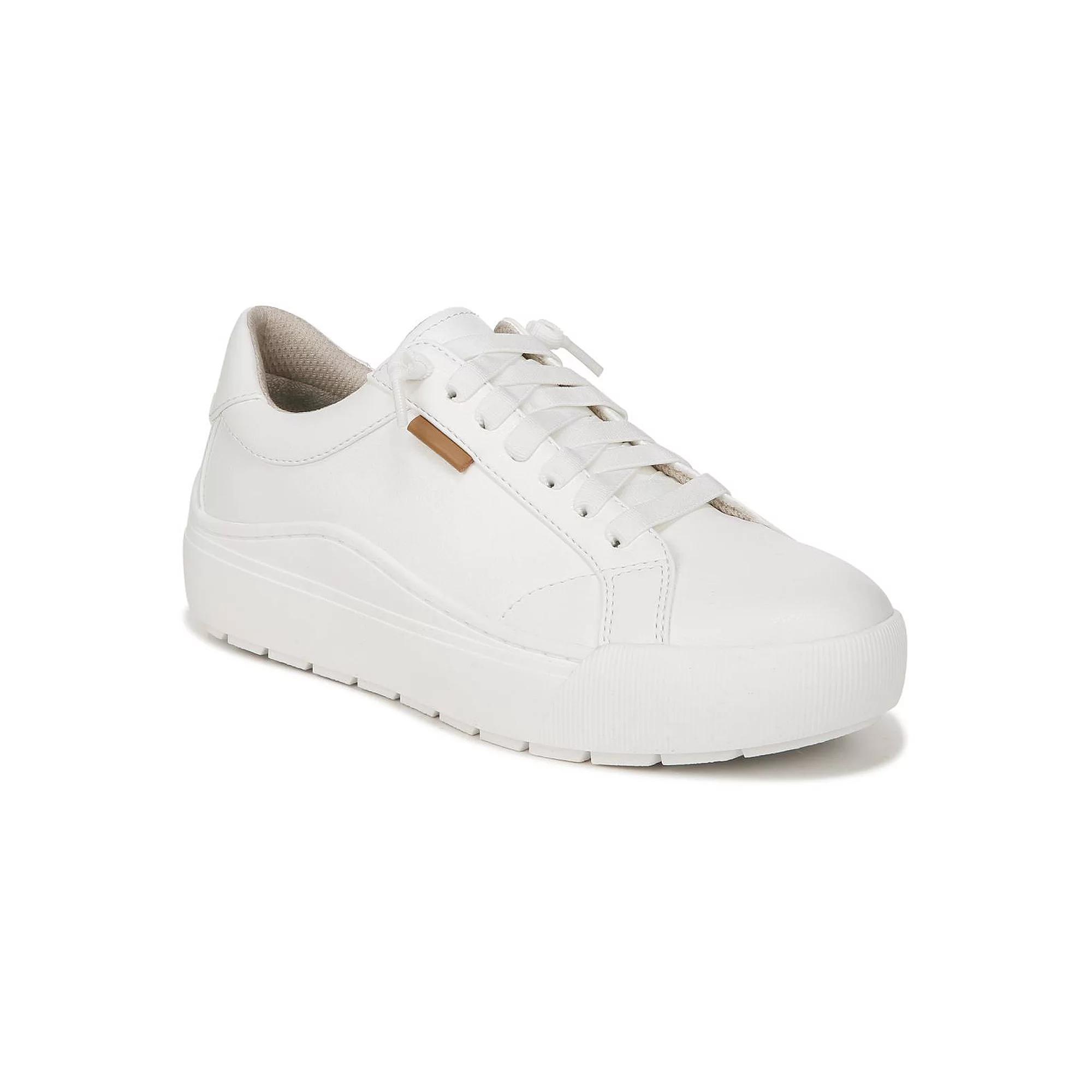 Dr. Scholl's Time Off Go Women's Platform Sneakers, Size: 6, White Product Image