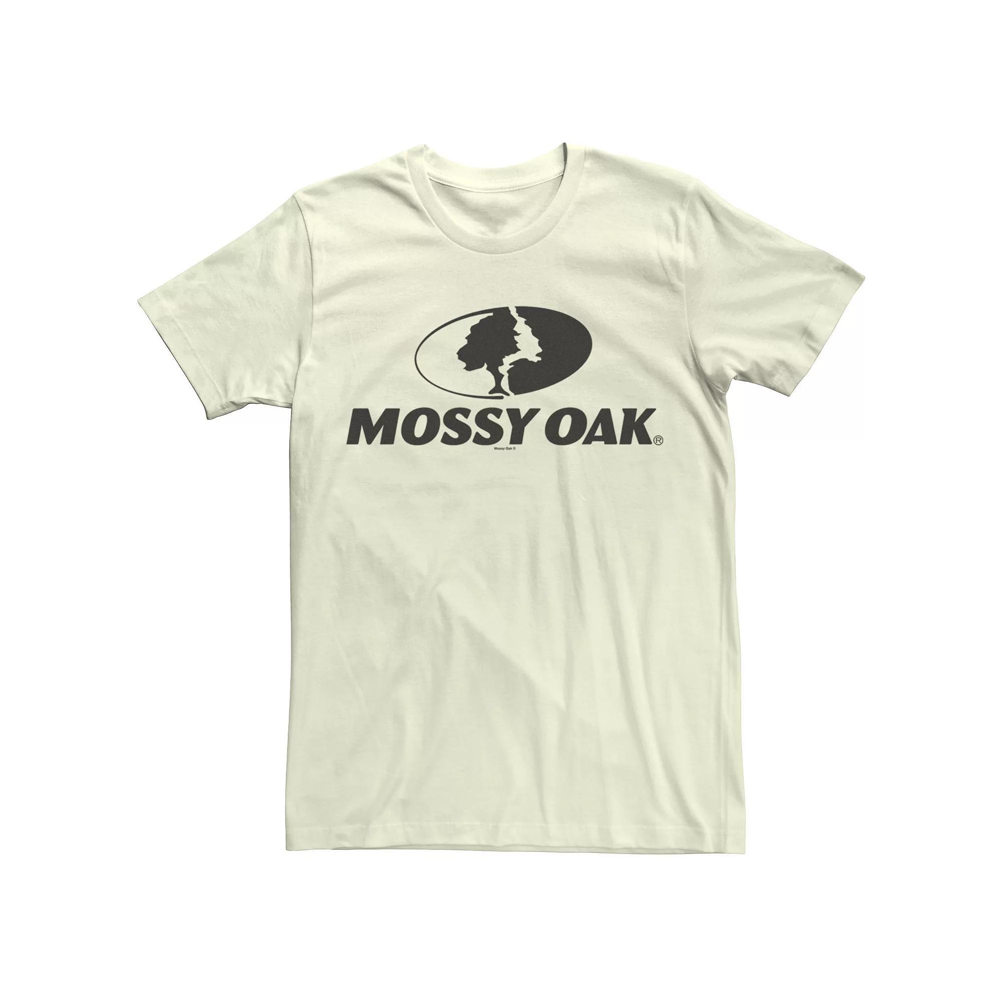 Men's Mossy Oak Logo Graphic Tee, Size: Medium, Natural Product Image
