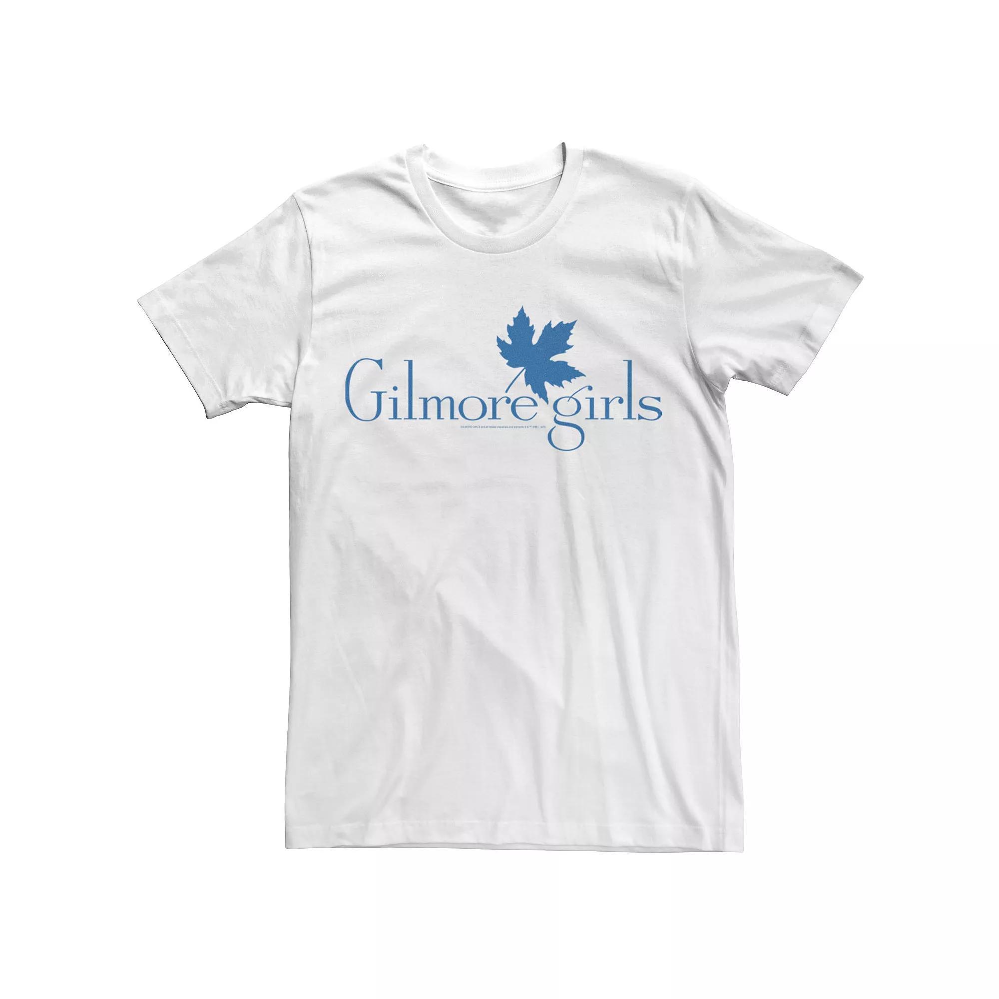 Men's Gilmore Girls Leaf Logo Tee, Size: XL, White Product Image