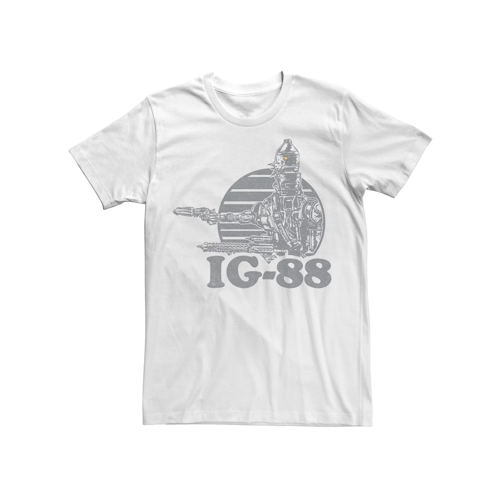 Men's Star Wars IG-88 Tee, Size: XXL, White Product Image