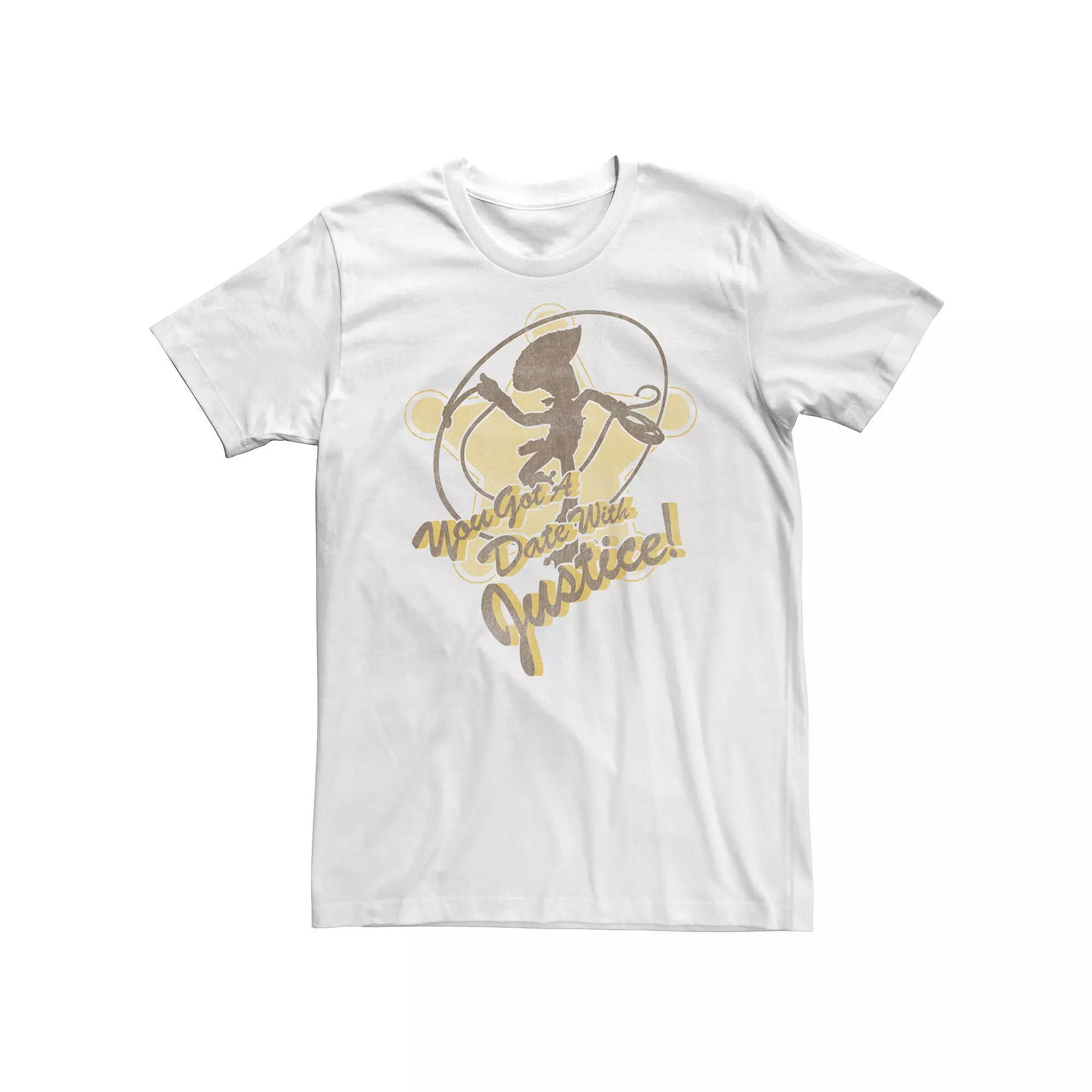 Big & Tall Disney / Pixar Toy Story Woody Justice Date Tee, Men's, Size: XL Tall, White Product Image