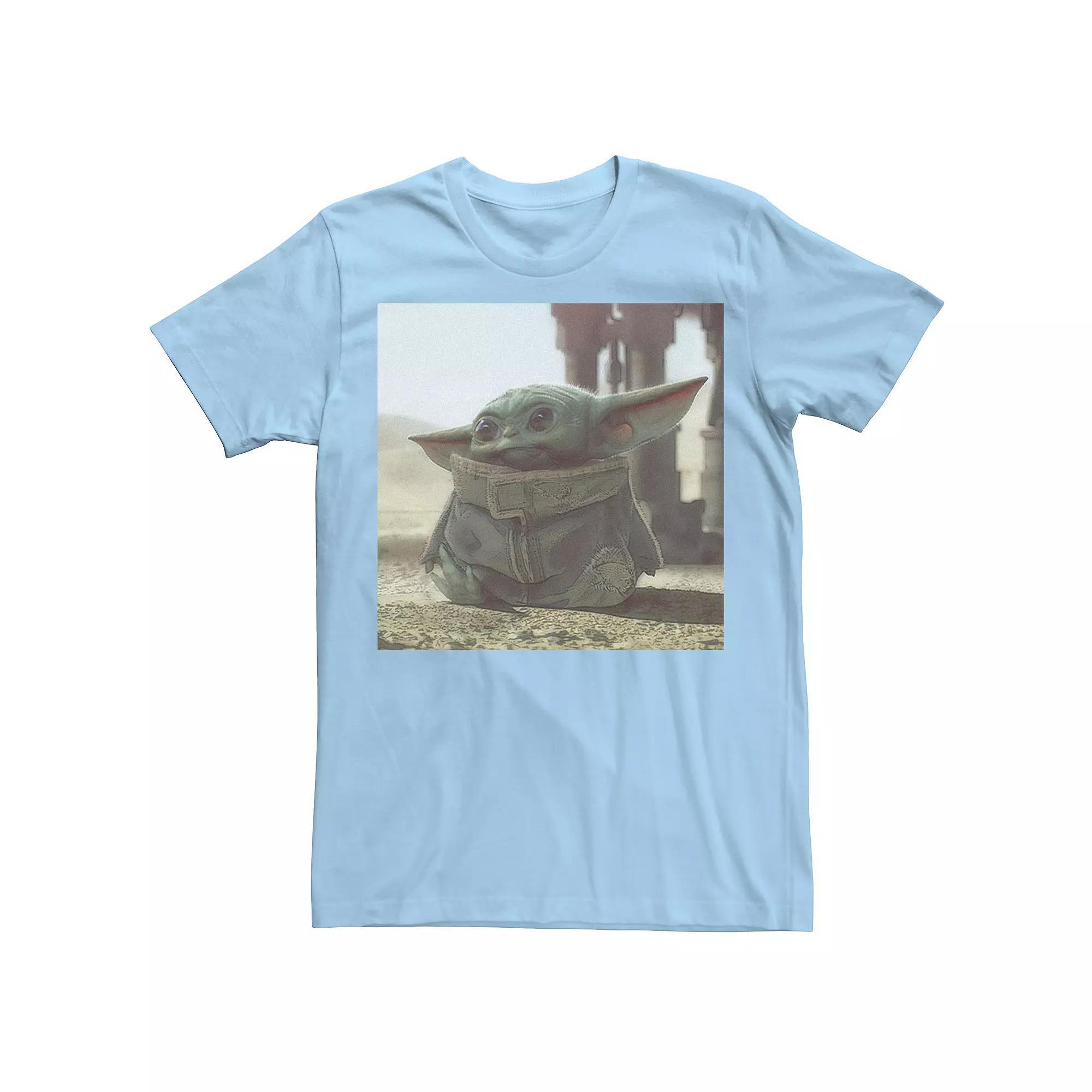 Men's Star Wars The Mandalorian The Child aka Baby Yoda Poster Tee, Size: 3XL, White Product Image