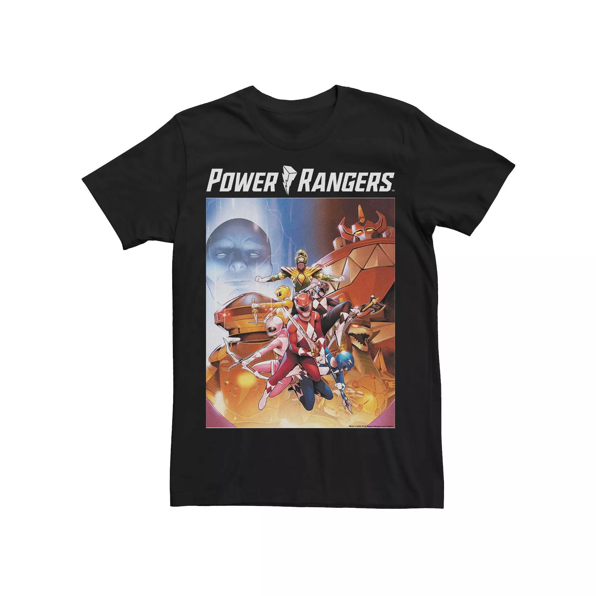 Men's Power Rangers Bad Guys Poster Tee, Size: XXL, Black Product Image