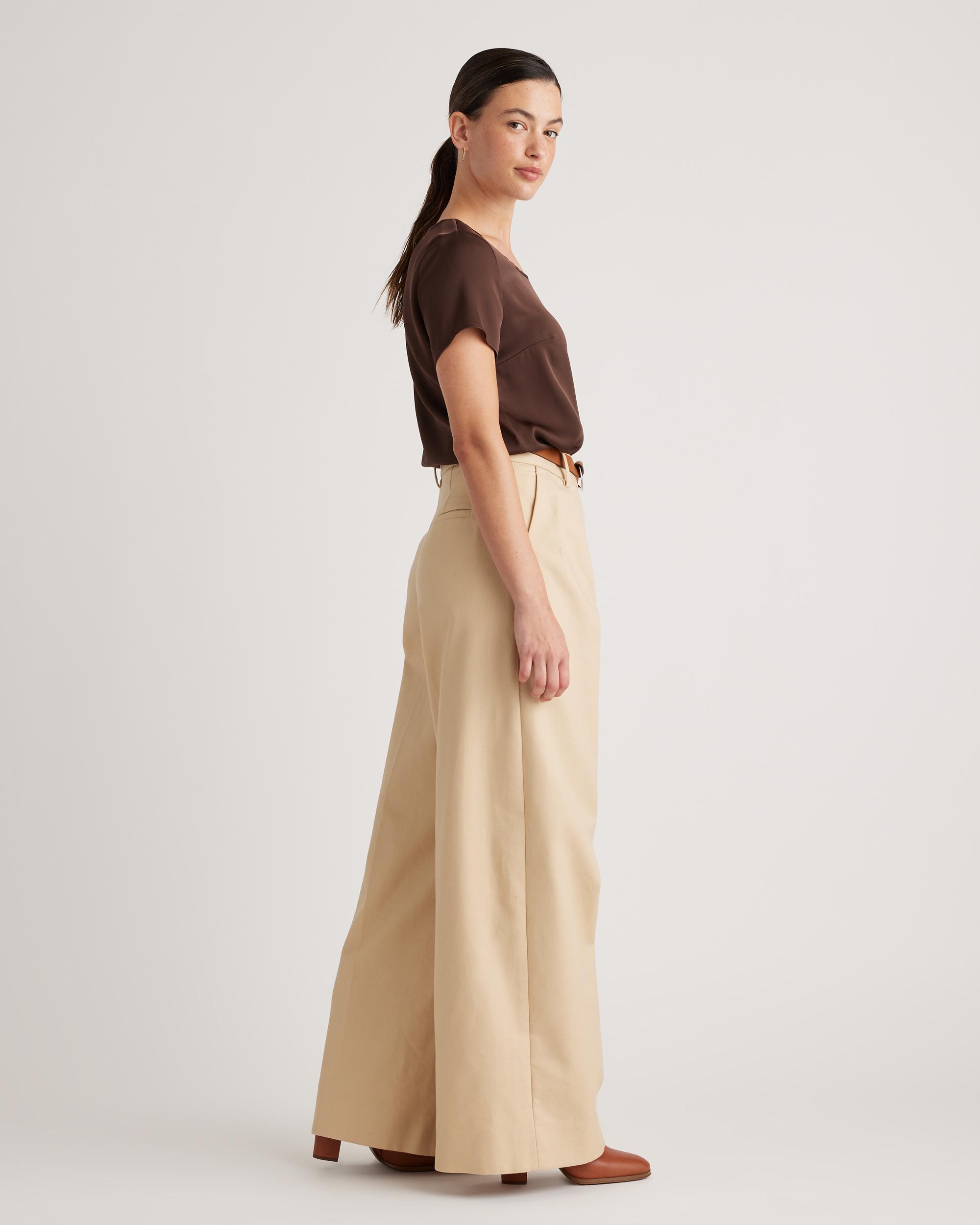 Quince | Women's Washable Stretch Silk T-Shirt Product Image