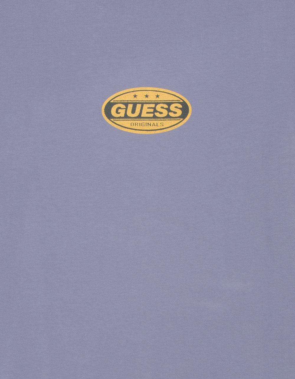 GUESS ORIGINALS Striker Mens Tee - PURPLE Product Image