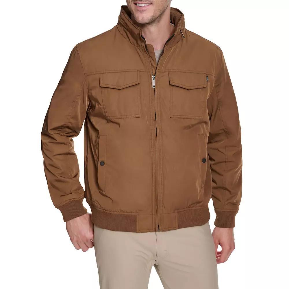 Big & Tall Dockers® Polytwill 2 Pocket Bomber Jacket, Men's, Size: 3XL Tall, Blue Product Image