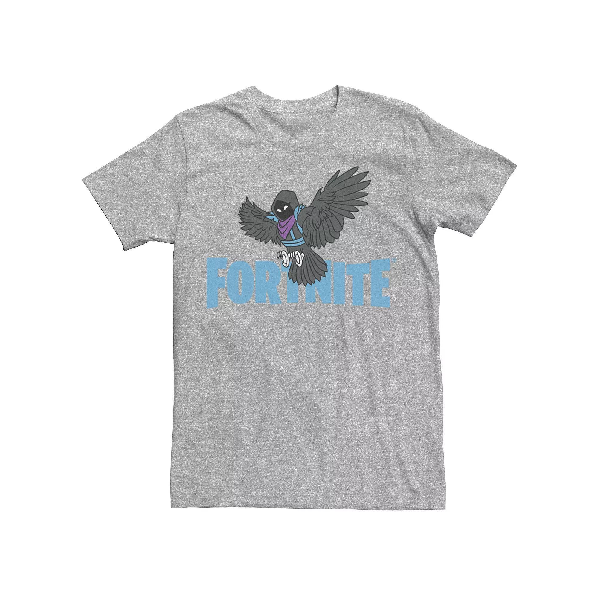 Men's Fortnite Raven Logo Tee, Size: Medium, Athletic Grey Product Image