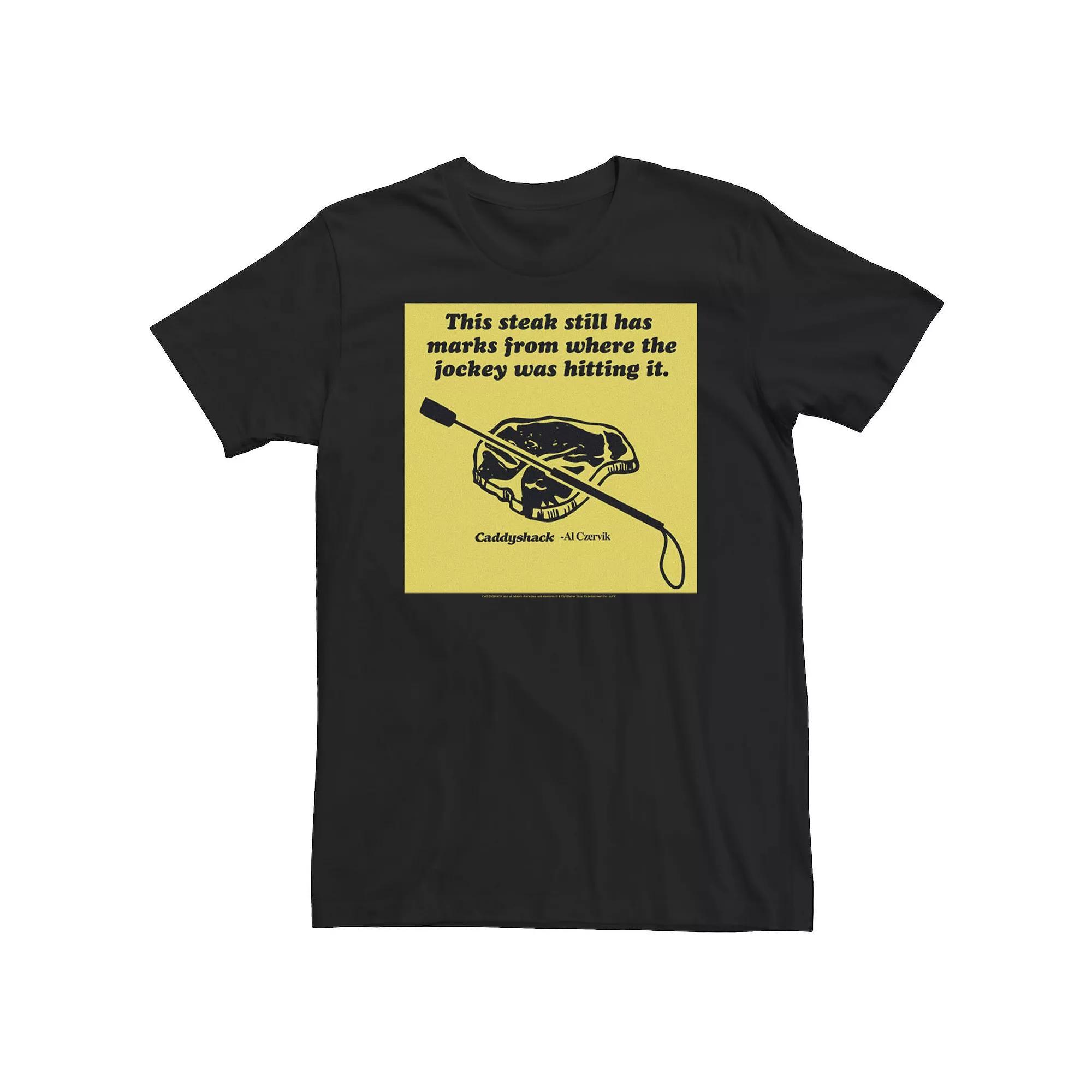 Big & Tall Caddyshack This Steak Still Has Marks Tee, Men's, Size: 4XL, Black Product Image