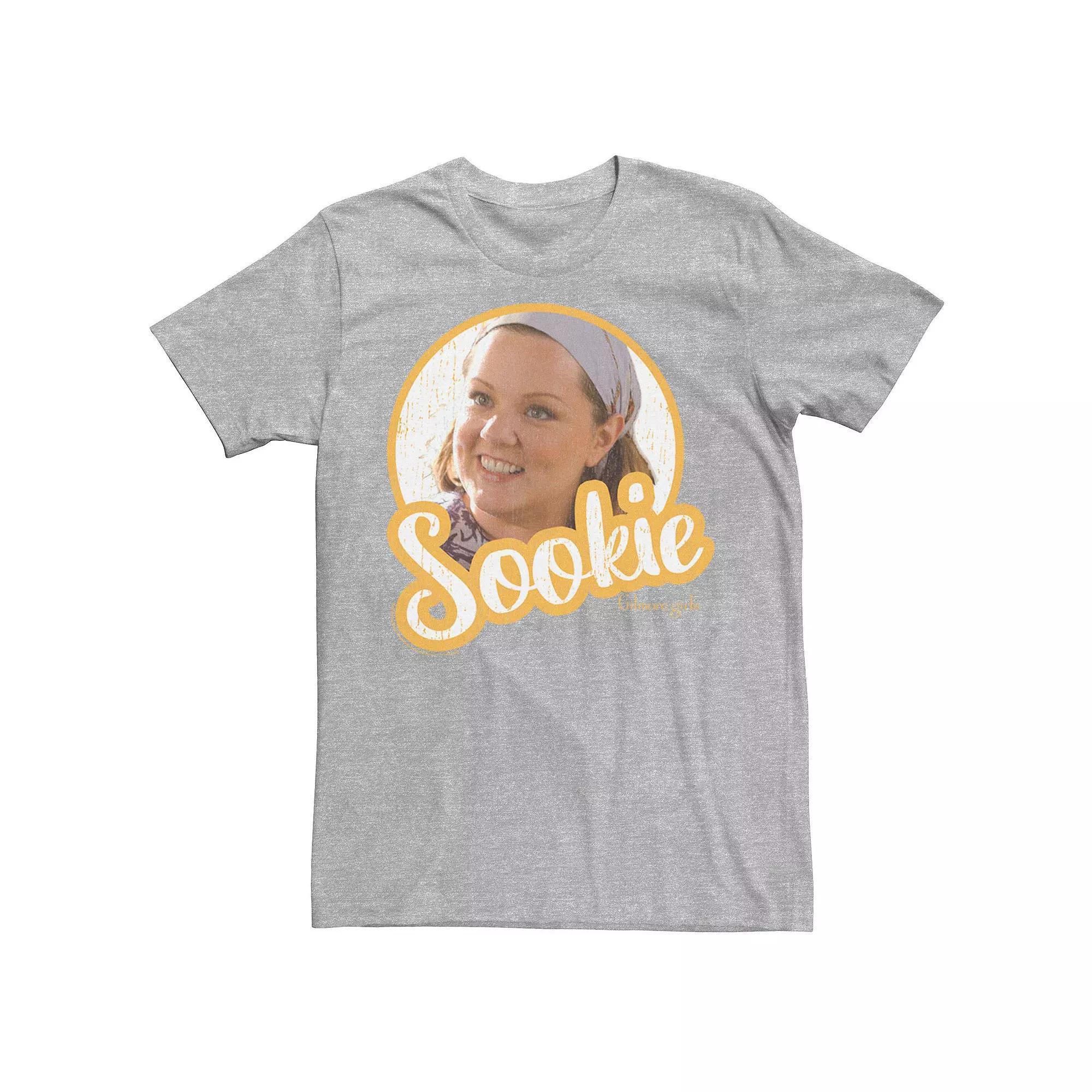 Men's Gilmore Girls Sookie Circle Portrait Tee, Size: XXL, Athletic Grey Product Image