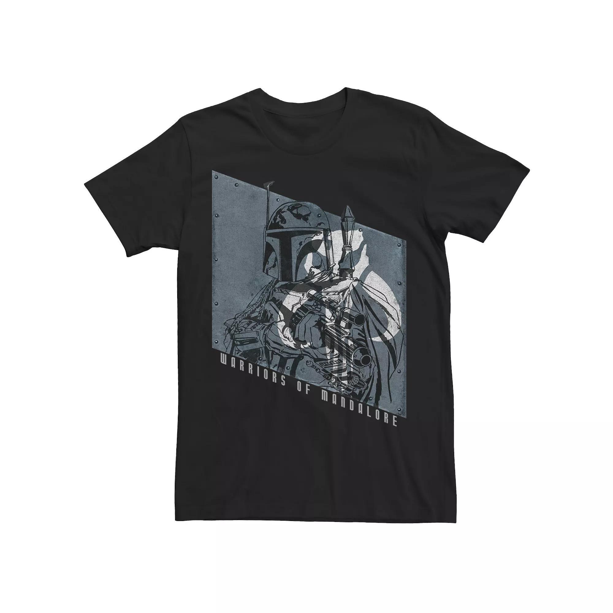 Men's Star Wars Boba fett Warriors Of Mandalore Tee, Size: XL, Black Product Image