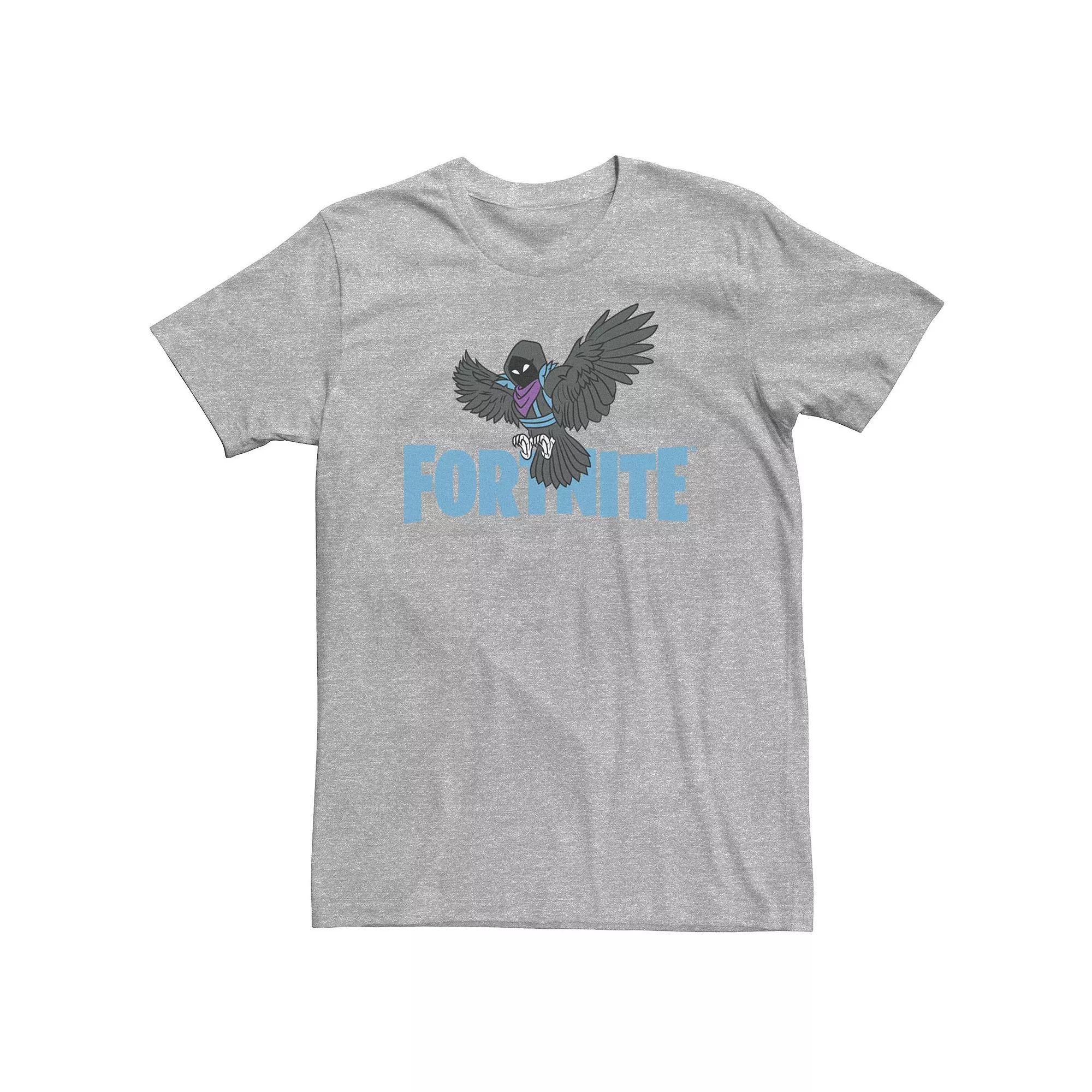 Big & Tall Fortnite Raven Logo Tee, Men's, Size: XXL Tall, Athletic Grey Product Image