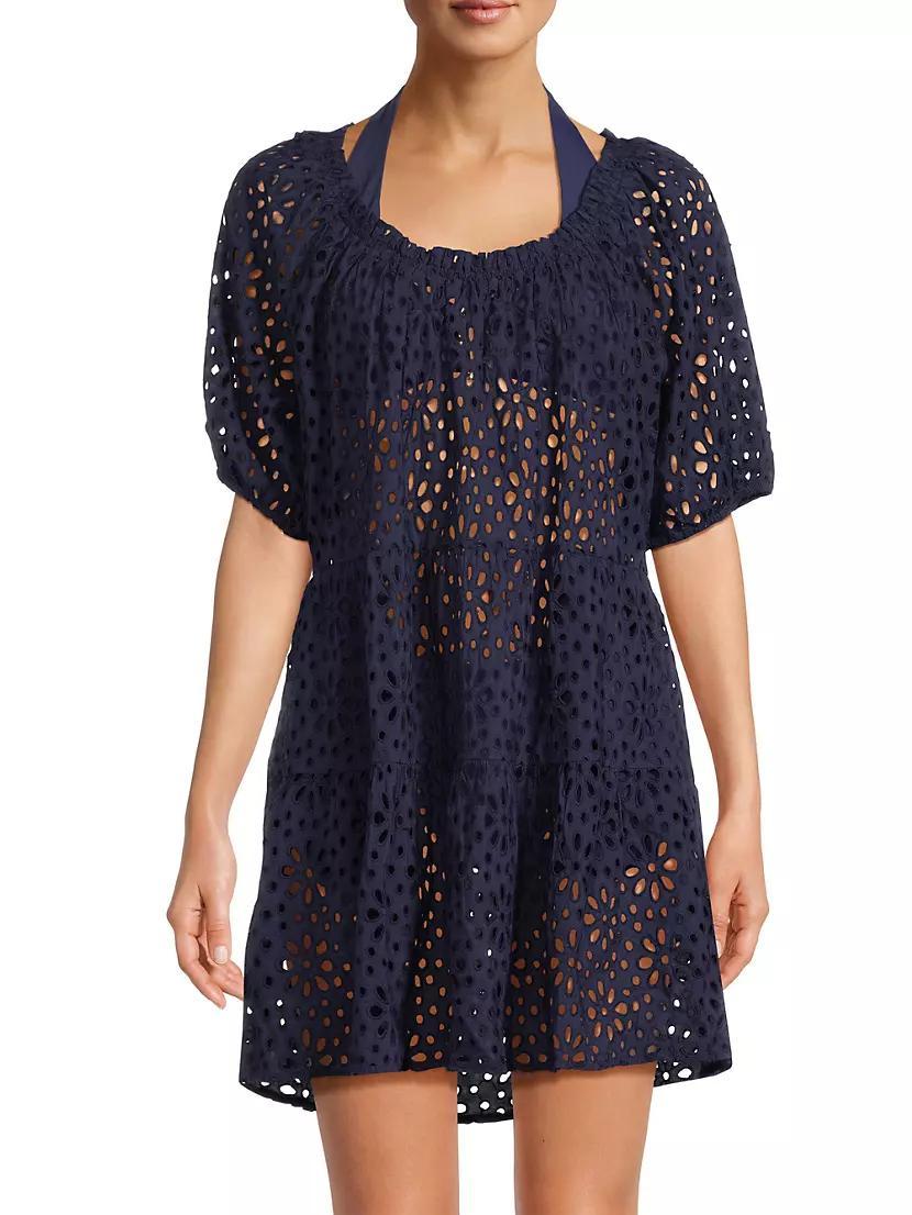 Kelly Cotton Eyelet Cover-Up Dress Product Image