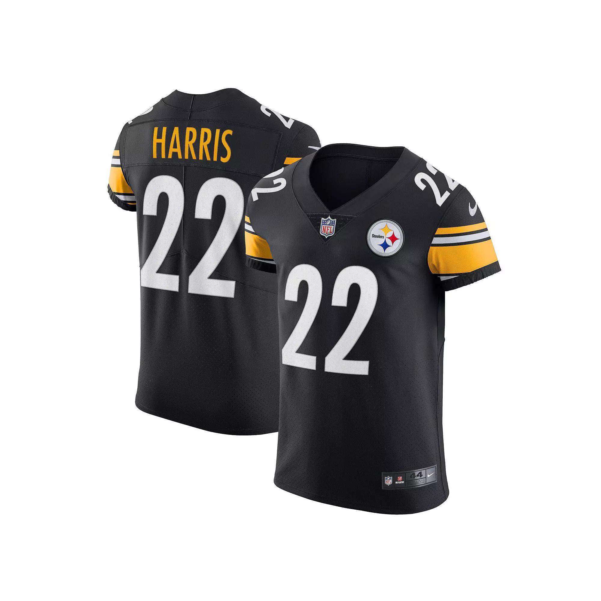 Men's Nike Najee Harris Black Pittsburgh Steelers Vapor Elite Jersey, Size: 40 Product Image