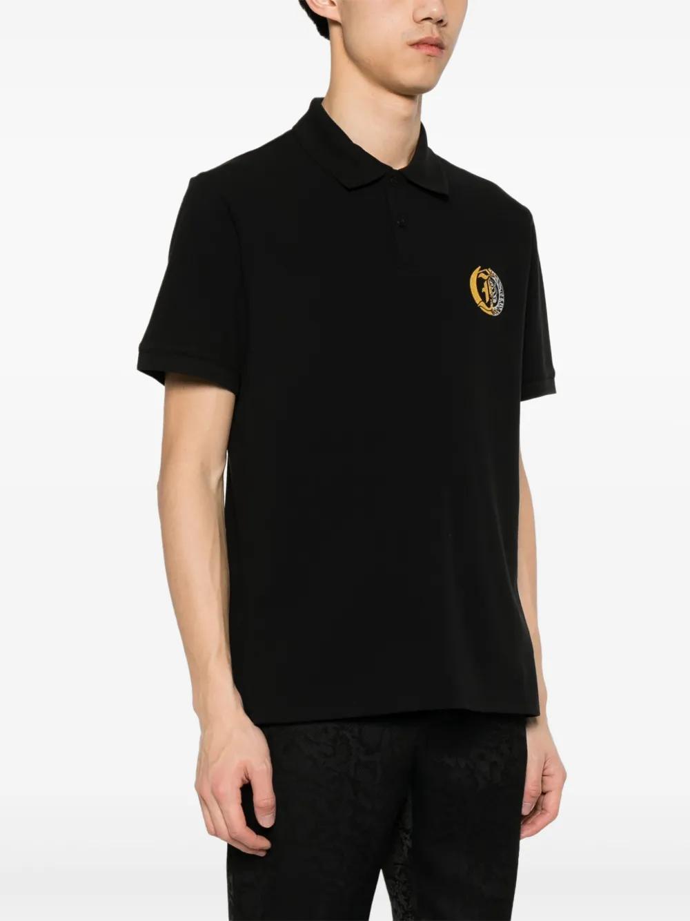 logo-print piqué polo shirt Product Image